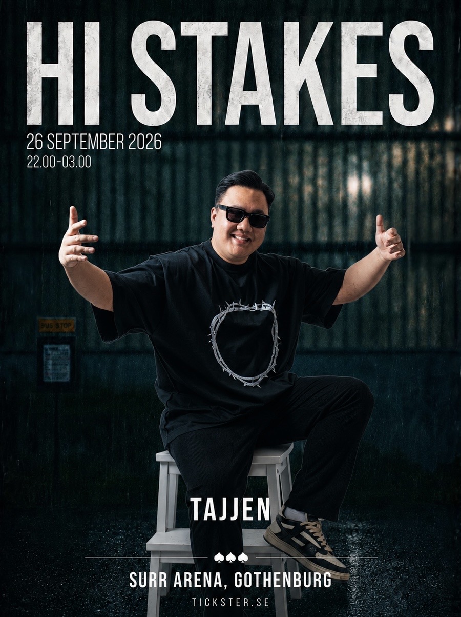 Tajjen — HI STAKES warm-up act at Surr Arena, Gothenburg